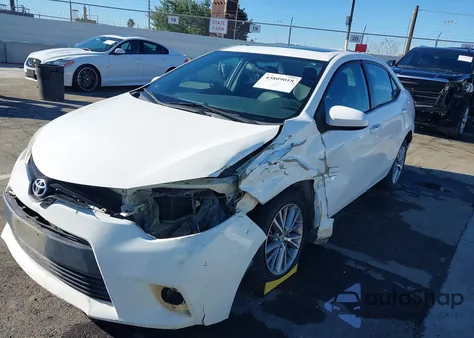 2014 Toyota Corolla Le Premium from USA, damaged, VIN 5YFBURHE5EP037642